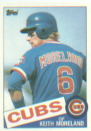 1985 Topps Baseball Cards      538     Keith Moreland